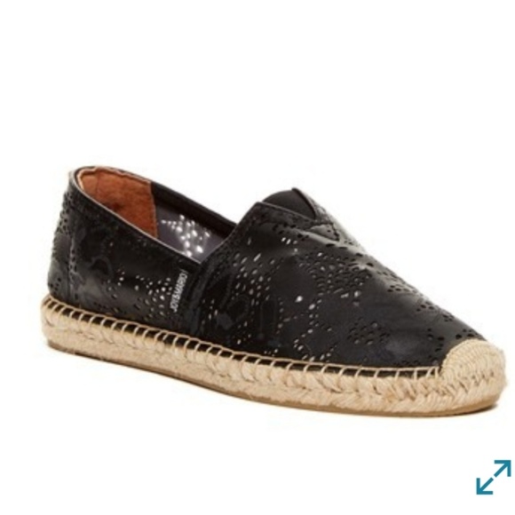 Joy & Mario Shoes - Joy and Mario Lace Cutout Skimmer Slip On